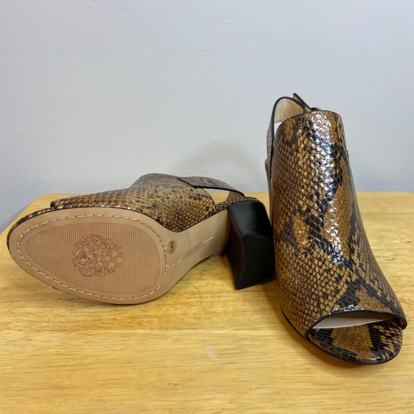 Vince Camuto Krestella Slingback Snakeskin Sandal - Picture 7 of 7